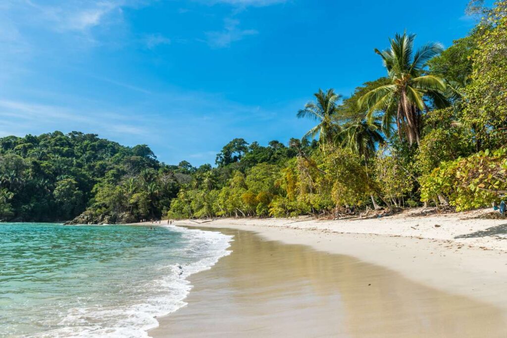 Het prachtige stand van Manuel Antonio, Costa Rica