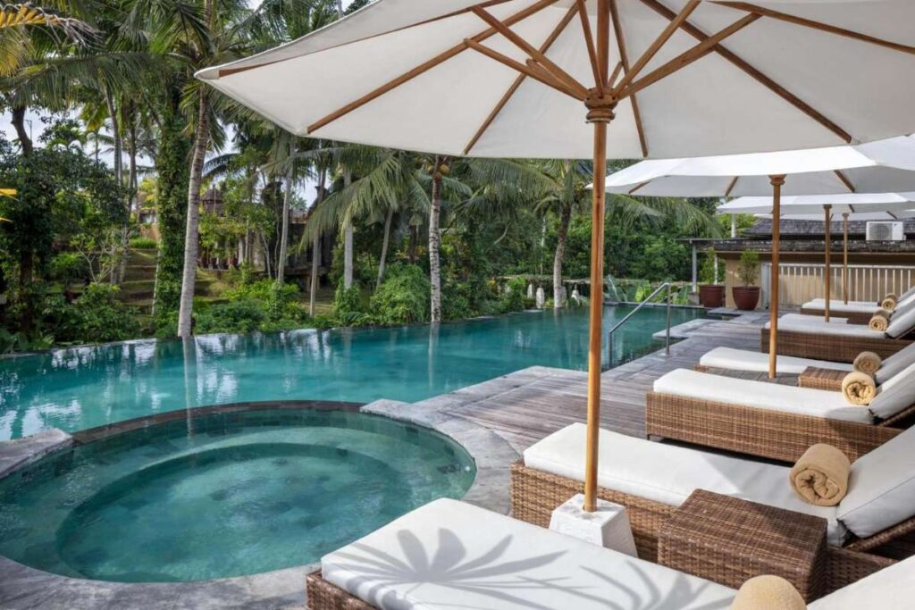 Zwembad van Wapa Di Ume, hoteltip Ubud, Bali